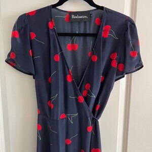 Realisation Par The Teale Dress in Wild Cherry